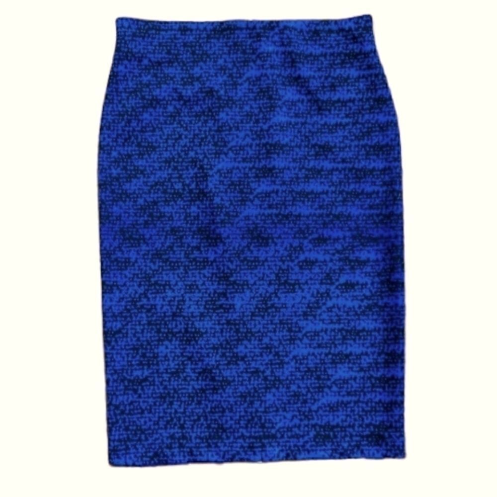 Vince Camuto Blue and Black Skirt size S
